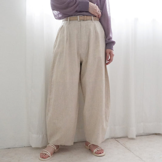 麻100%サーカスパンツ