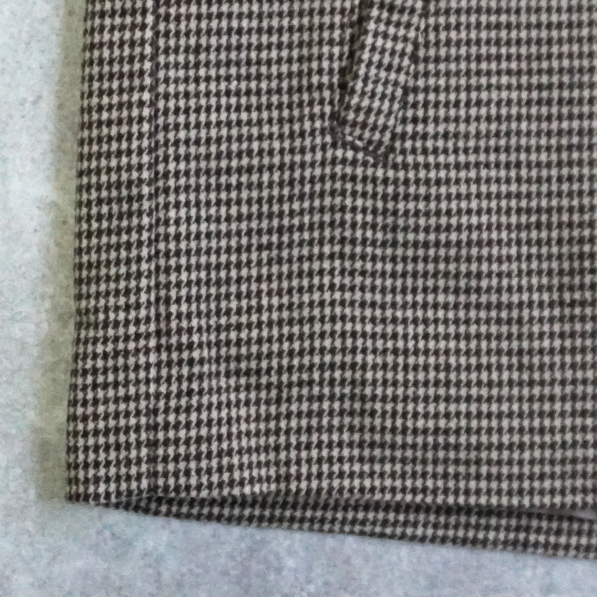 2wayカラーファー千鳥格子柄ジャケット