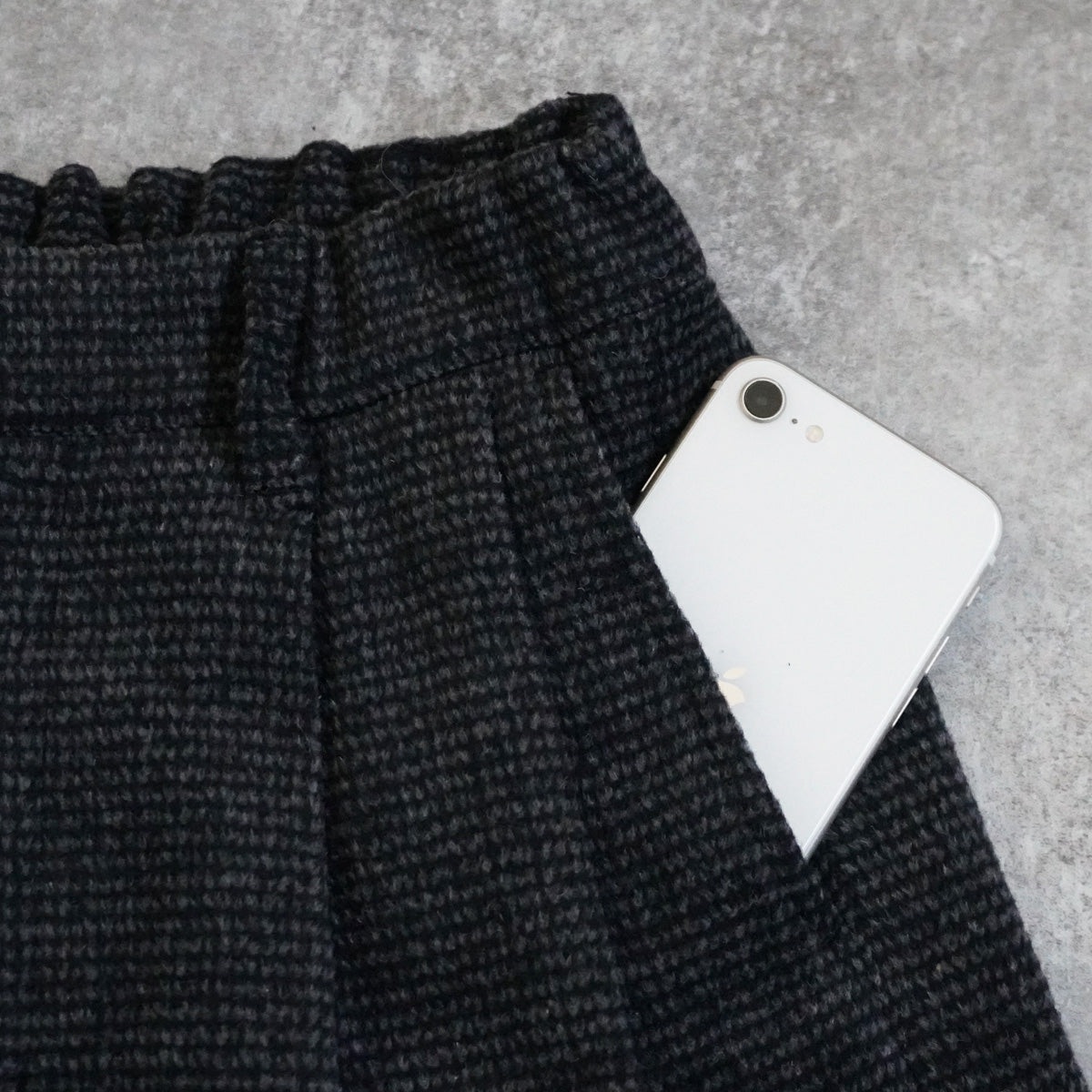 ツイードワイドパンツ