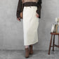 カラーセミタイトロングスカート