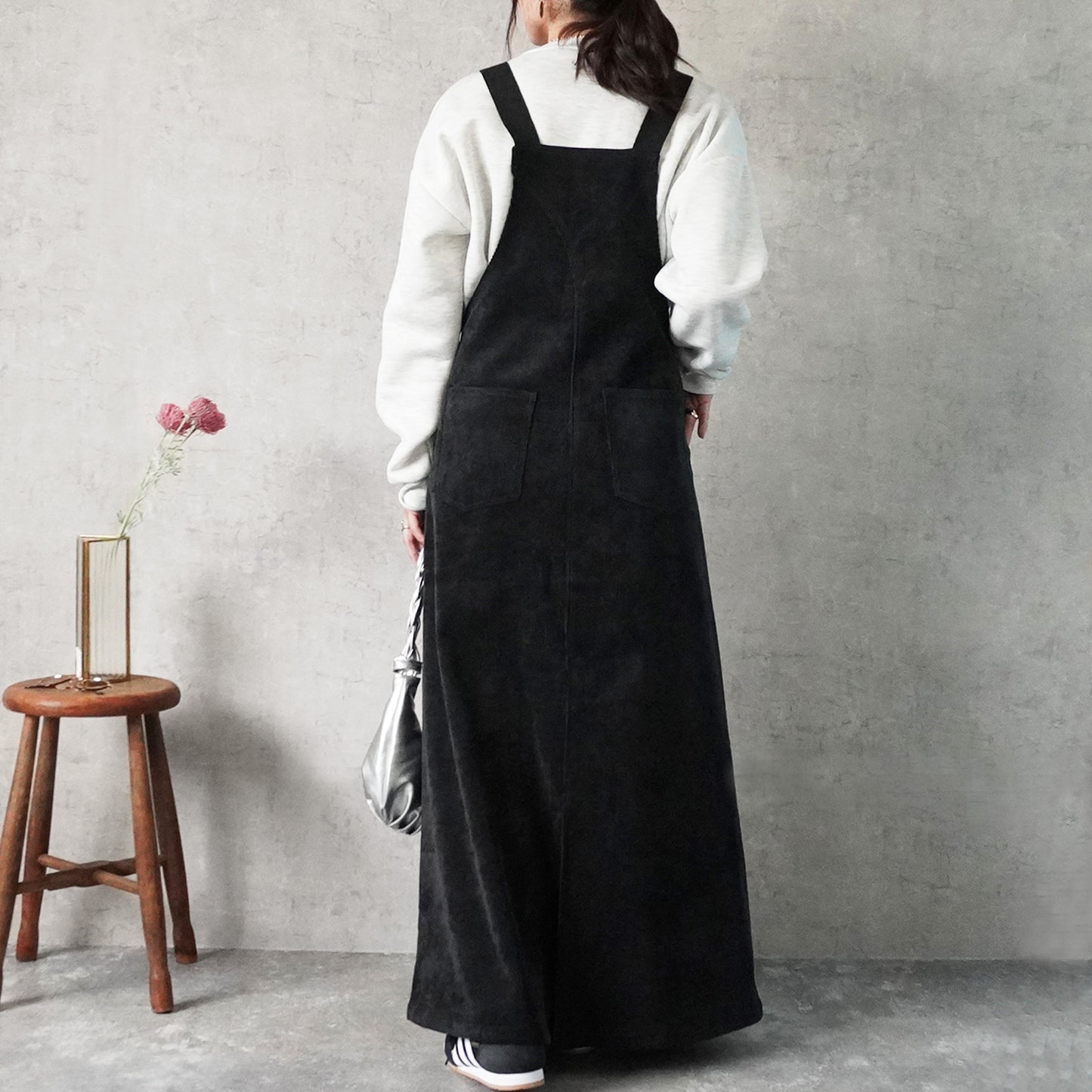 コーデュロイジャンパースカート