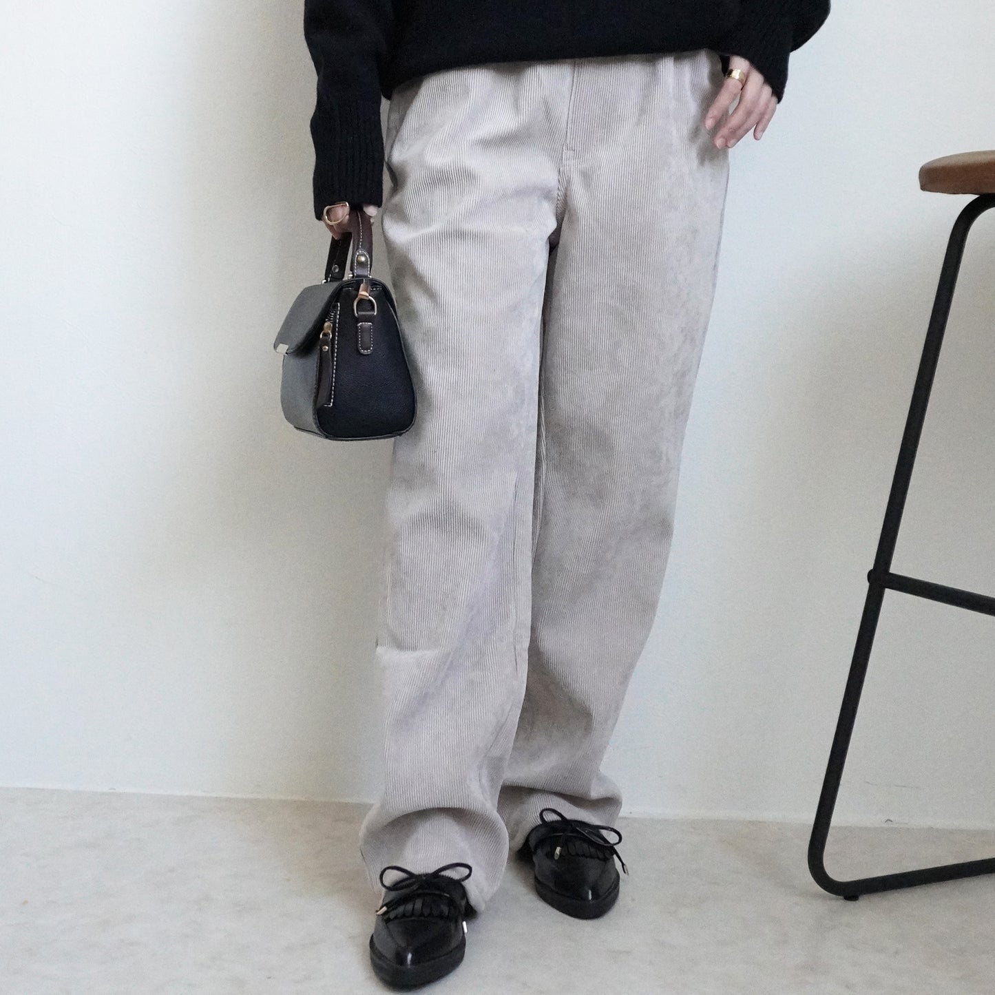 コーデュロイストレートパンツ